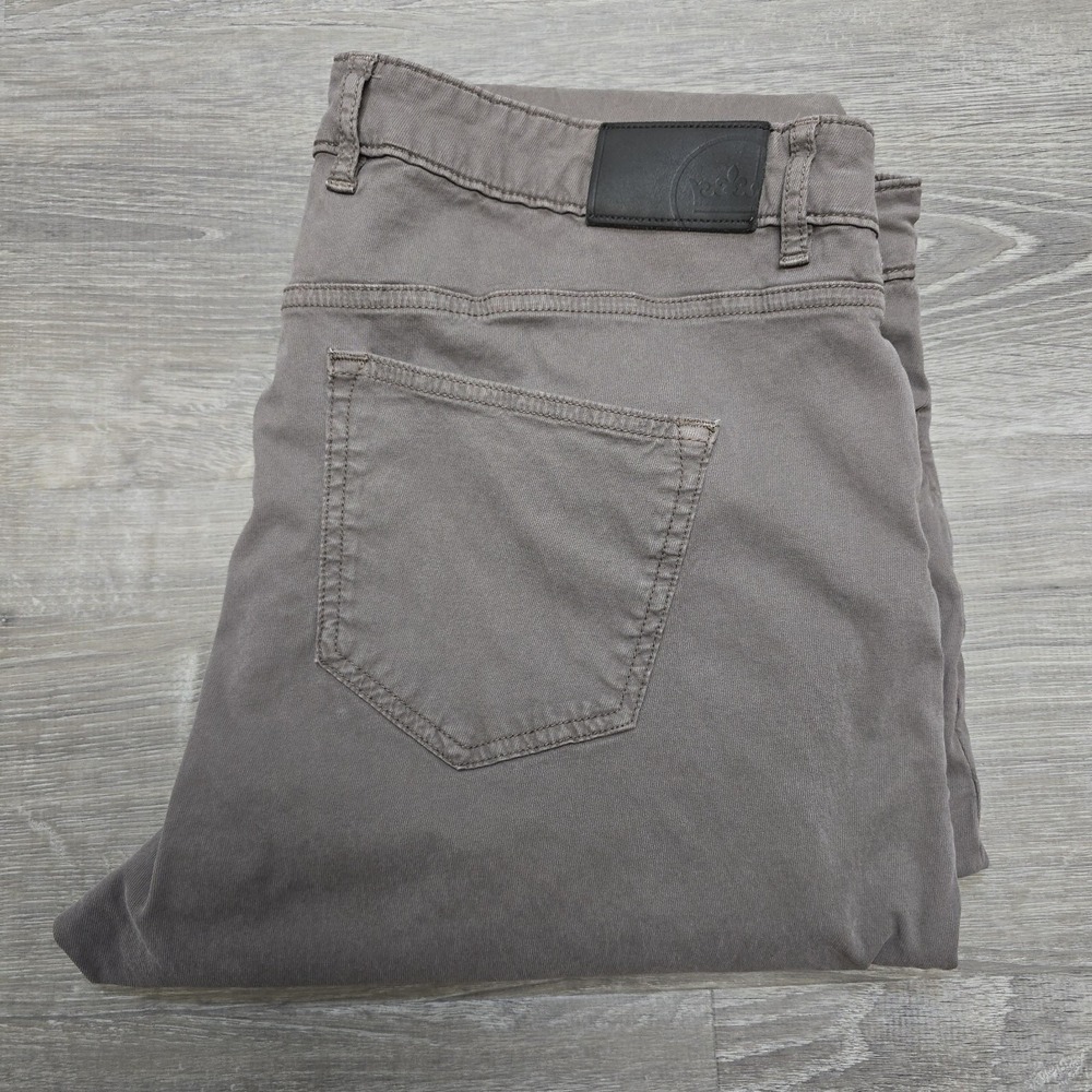 Peter Millar Crown Crafted‎ 5 Pocket Pants Mens 40x32 Tencel Stretch Gray Taupe - Picture 15 of 16